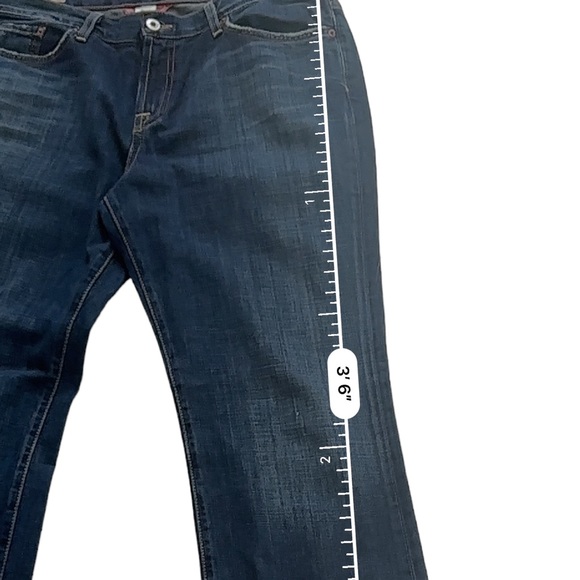 Lucky Brand By Gene Montesano Women’s Classic Rider Denim Dark Jeans Size 14/32 - Picture 3 of 8